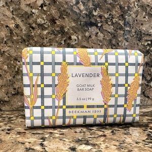 Beekman 1802 lavender bar soap new and unused